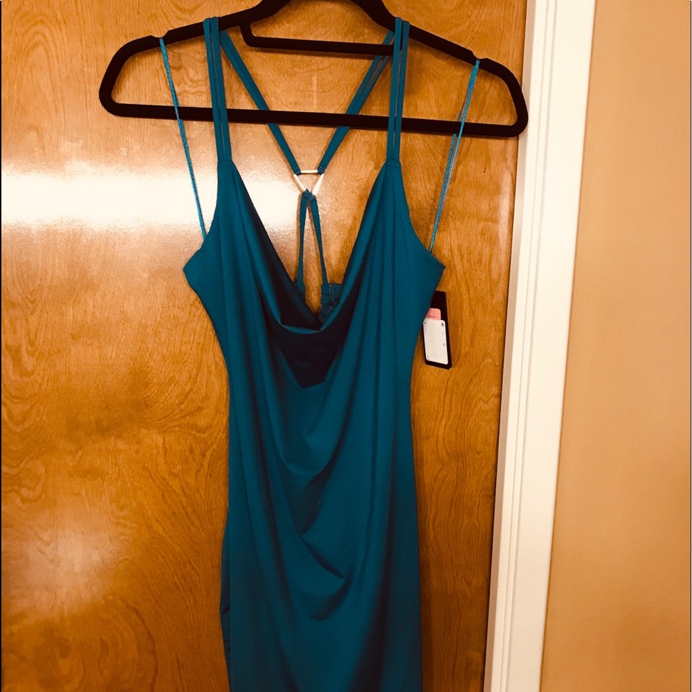 Sexy turquoise dress